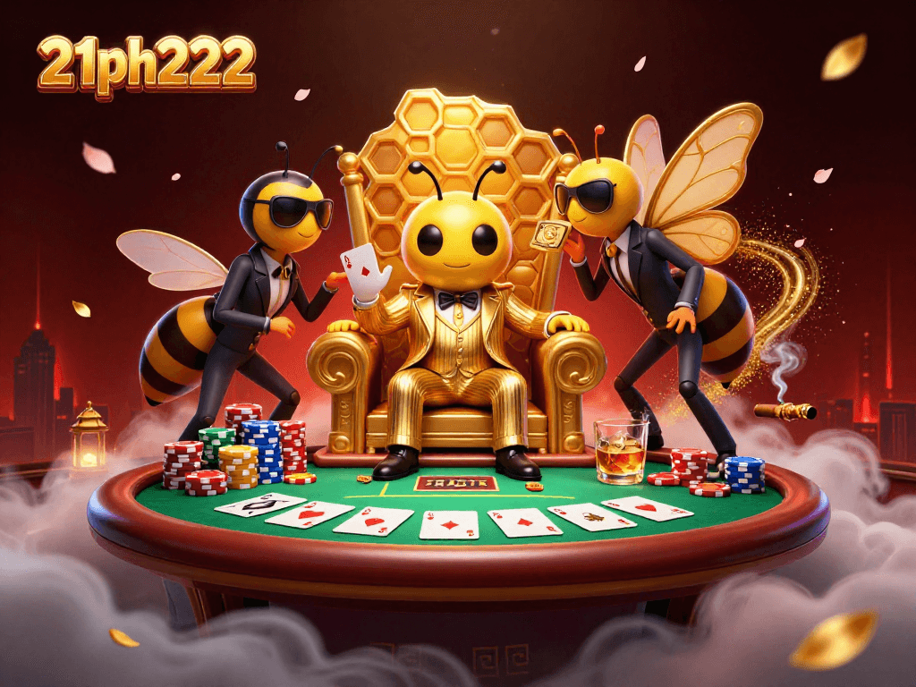 Experience thrilling poker action in the vibrant 21ph222 casino scene with unique characters.