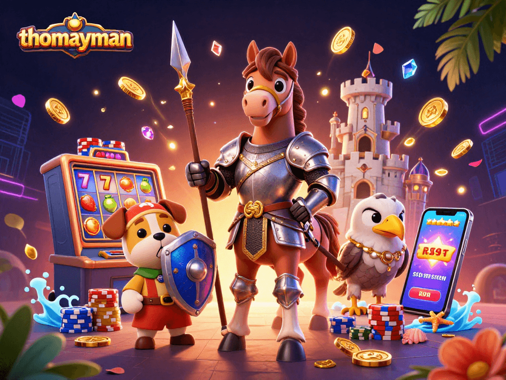 Spin the reels with thomayman and experience epic wins in vibrant casino action.
