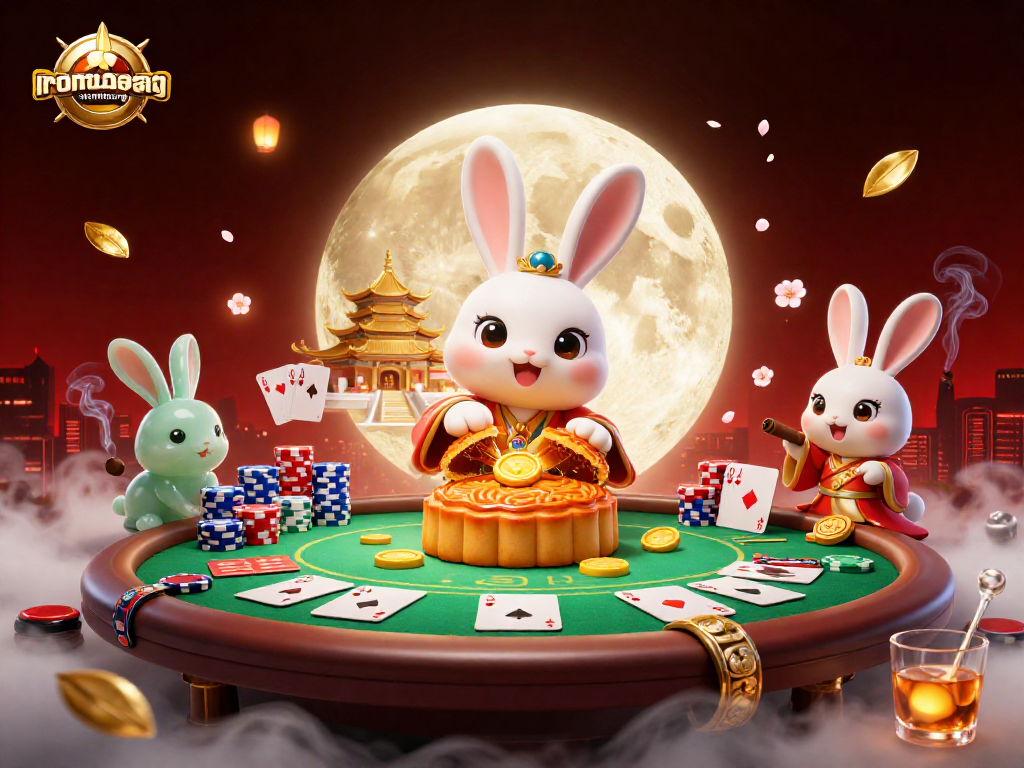 Experience captivating gameplay at romana-hamburg with 3D moon rabbits and vibrant poker elements.