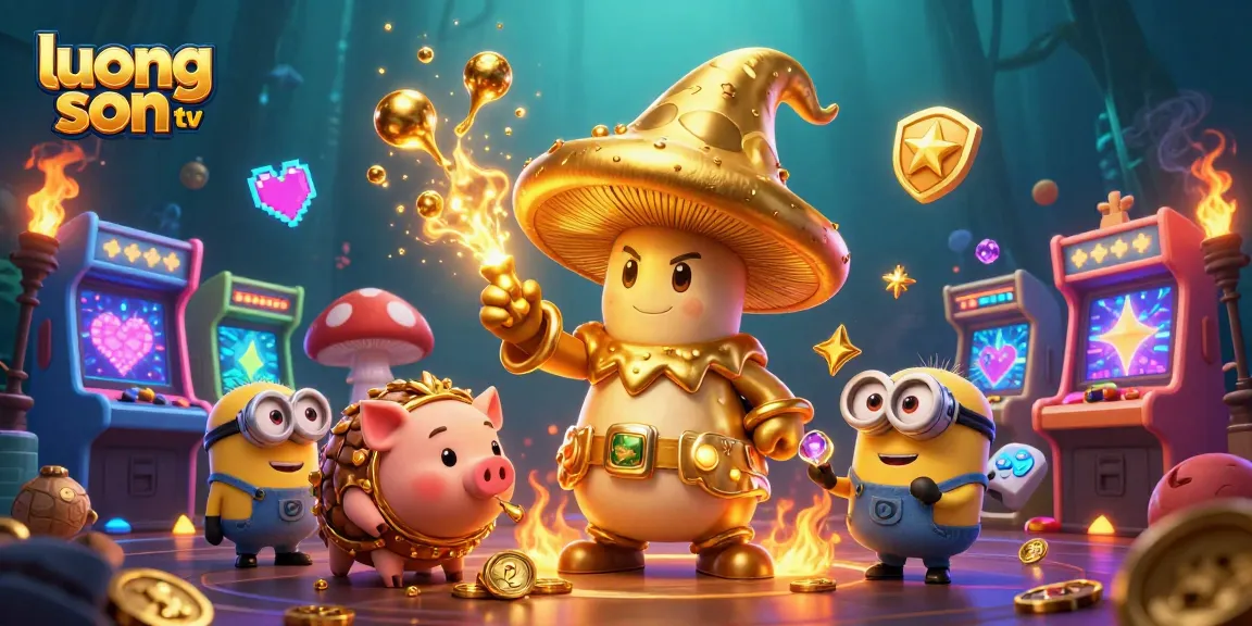 Watch luong son tv transform magic into gold with engaging game elements and fun characters.