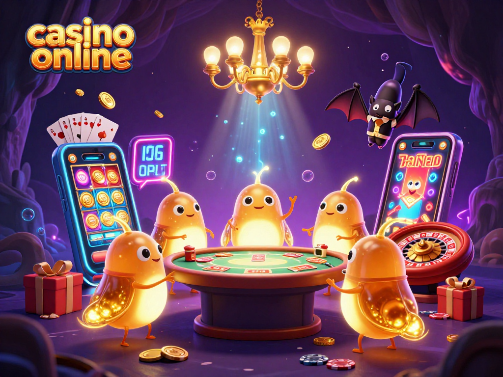Light up your game with casino online excitement in this lively 3D illustration.
