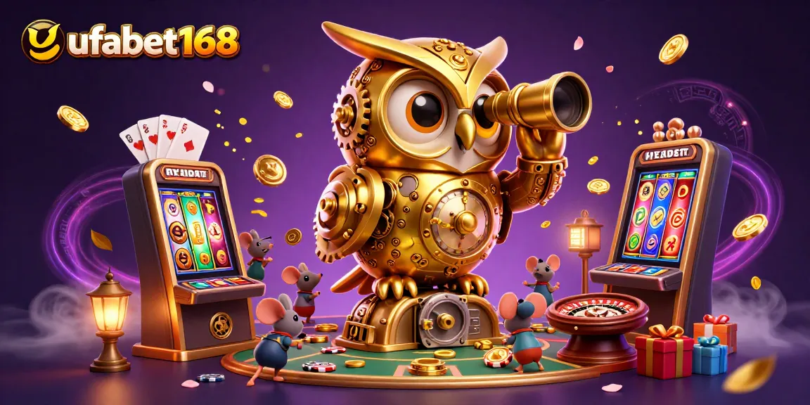 ufabet168 วิเคราะห์เกมคาสิโนแบบมีสไตล์ พร้อมคอมพิวเตอร์ 3 มิติและบรรยากาศที่น่าตื่นเต้น