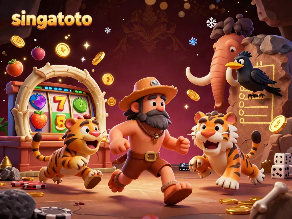 Join the excitement at singatoto with a thrilling prehistoric casino featuring dynamic slot action.