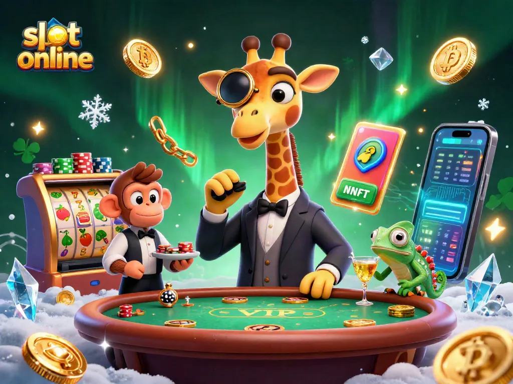 Spin and win on slot online with colorful characters and vibrant casino-themed elements.