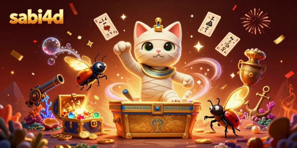 Gambarkan pesona kasino sabi4d dengan karakter unik dalam suasana dramatis.