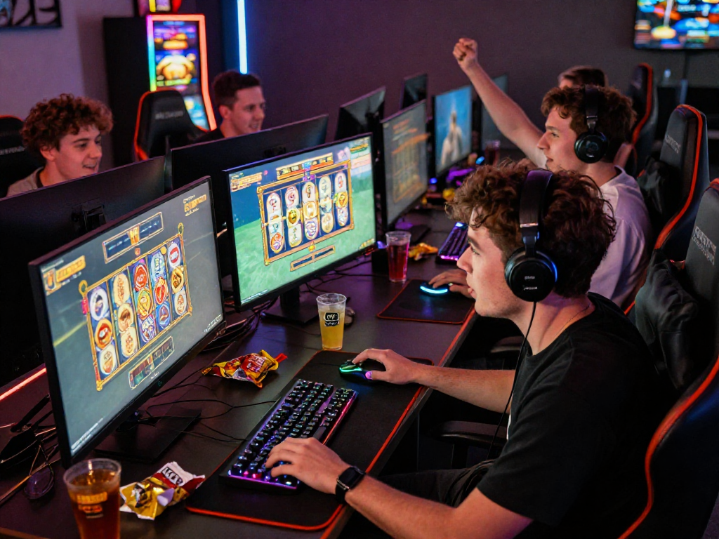 Pengalaman bermain slot7000 yang seru dengan teman-teman di ruang gaming yang nyaman.