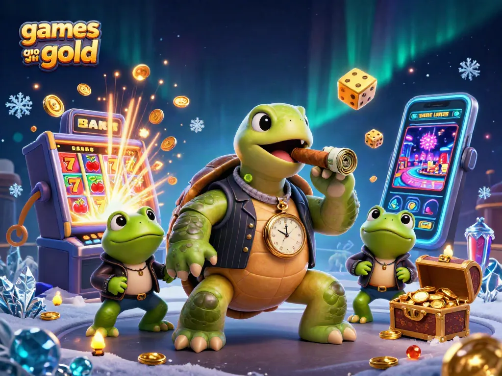 Engaging scene of characters representing games like go go gold, featuring energetic casino ambiance with vibrant elements.