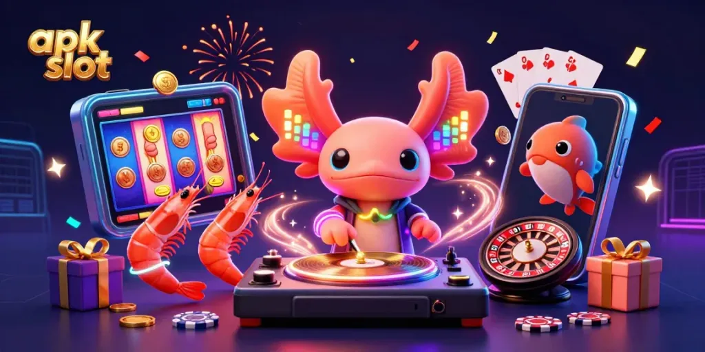 Spin colorful slot reels while enjoying the vibrant apk slot DJ party scene.
