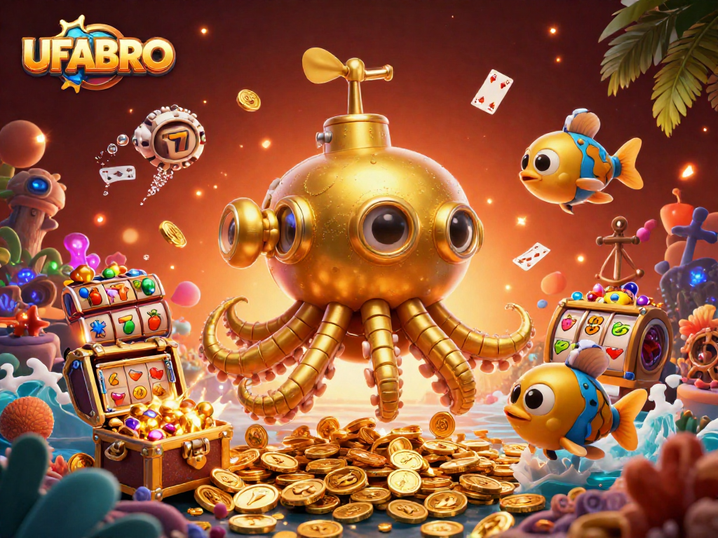 Experience winning thrills with UFABRO in this vibrant underwater casino adventure