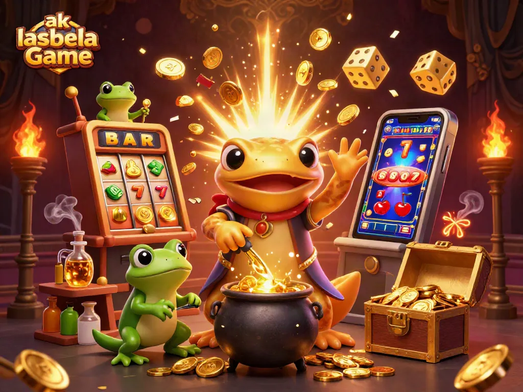 Engage in the vibrant ak lasbela Game scene with golden alchemists crafting winning treasures.