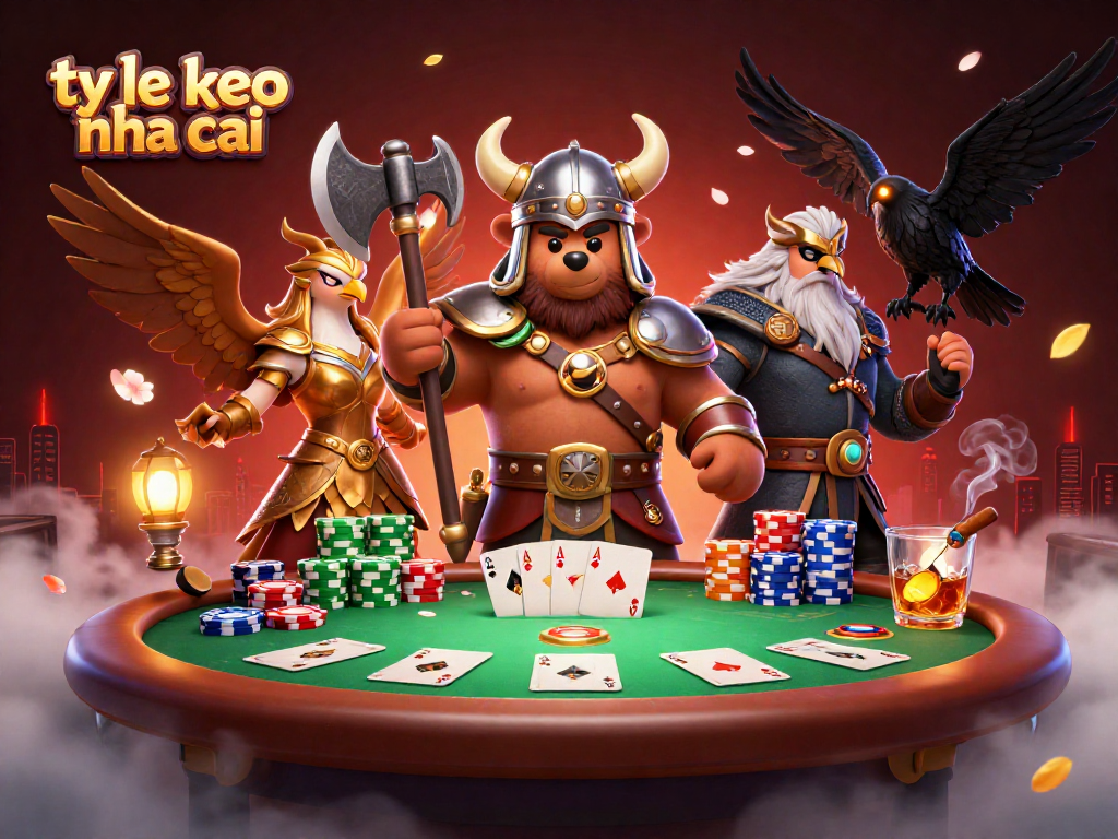 Engage in exciting gameplay with ty le keo nha cai showcased in a vibrant 3D casino scene.