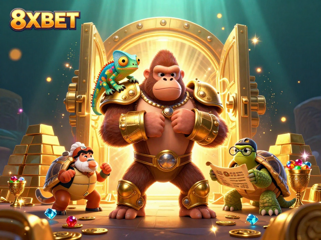 Engage with thrilling games at 8XBET in a vibrant underwater casino adventure.