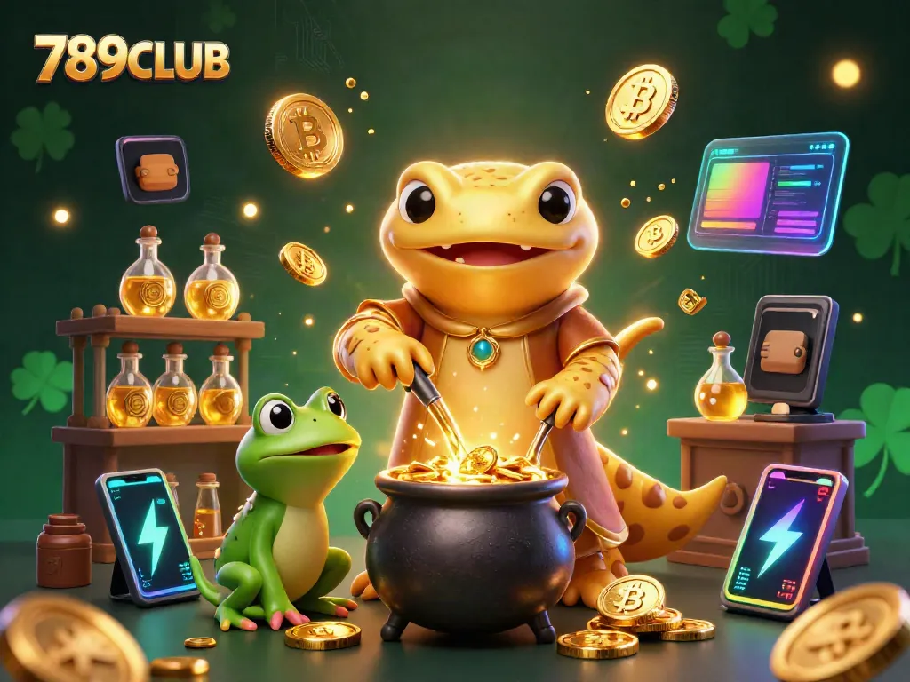 Engage with exciting gameplay at 789CLUB featuring lively characters and crypto elements.