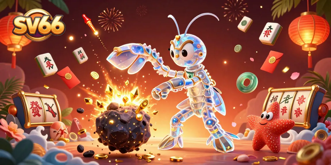 Engage with sv66's immersive gaming experience full of treasure and excitement in an enchanting casino scene.