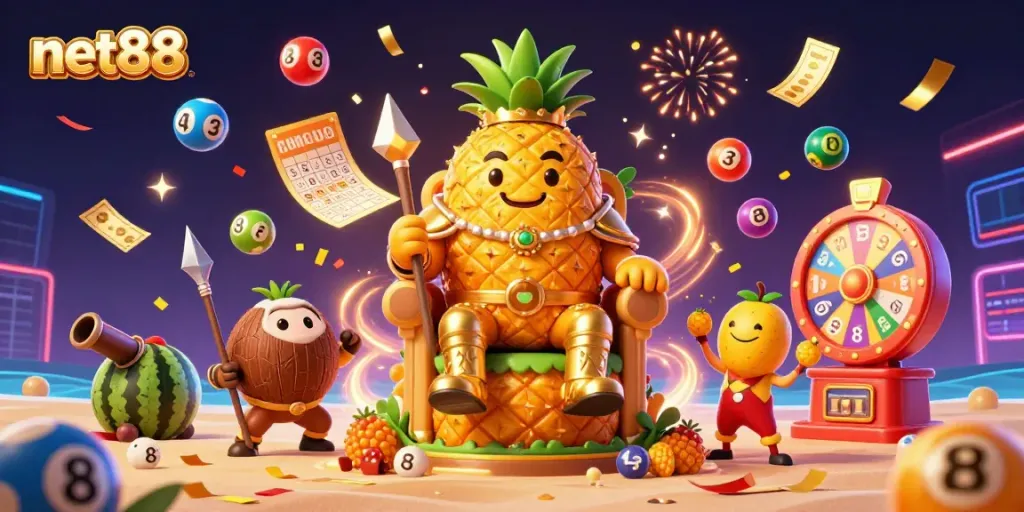 Engage with the vibrant net88 casino scene featuring dynamic characters and exciting gaming elements.