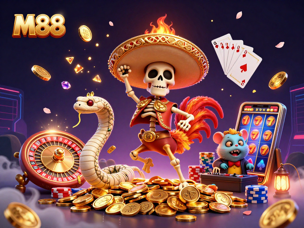 M88 mang đến một trải nghiệm cá cược đầy màu sắc với các nhân vật 3D trong một khung cảnh vui nhộn.