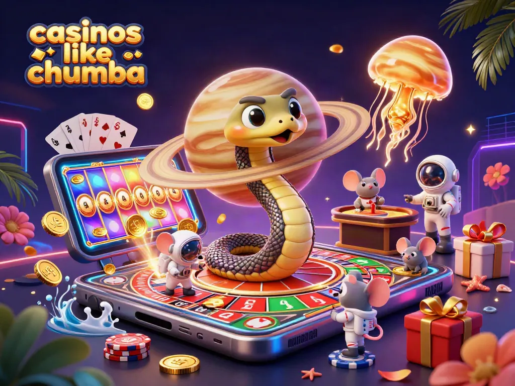 Play slots and win rewards at innovative casinos like Chumba with fun cosmic characters.