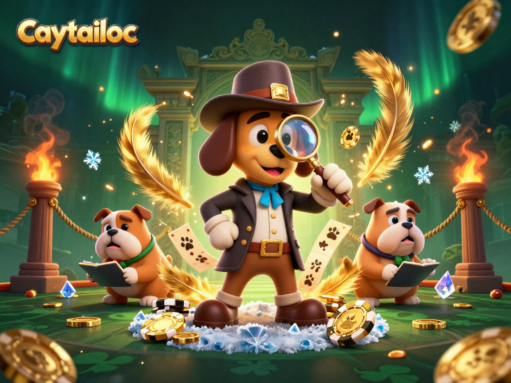 Engage with caytailoc as the 3D detective searches for golden poker chips in a vibrant casino