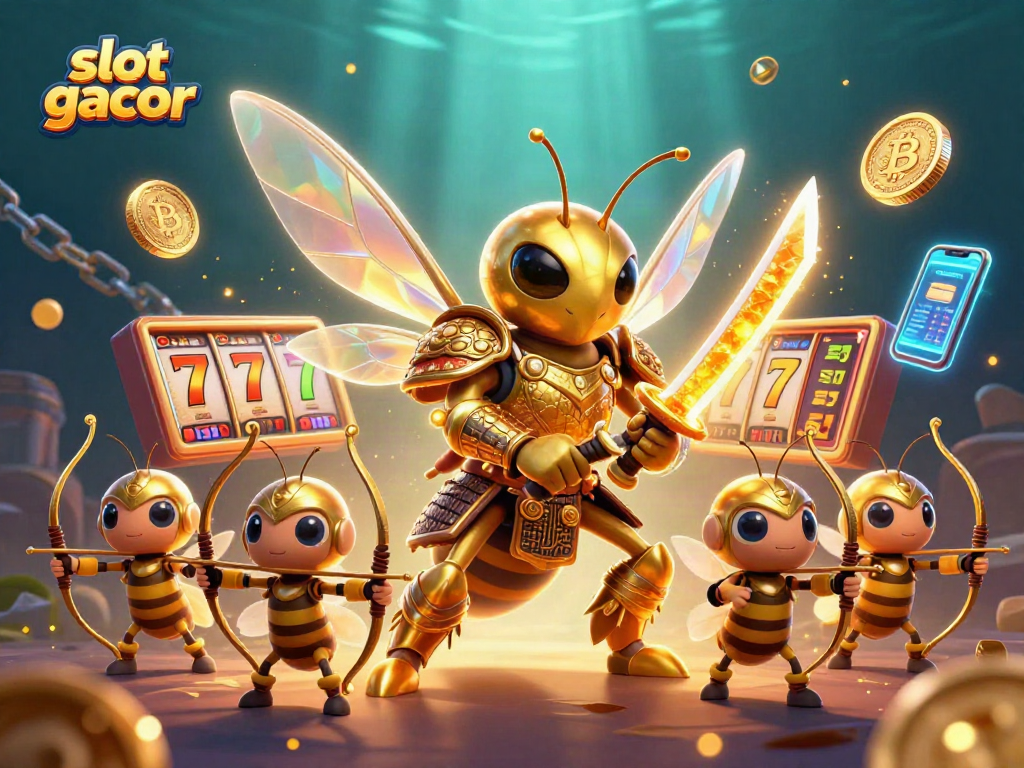 Engage with slot gacor gameplay among dynamic 3D characters and vibrant casino elements.