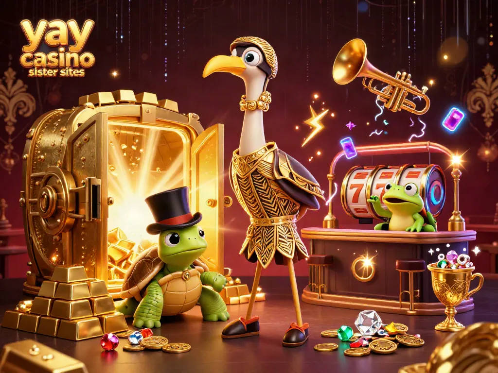 Engage with yay casino sister sites featuring vibrant characters and a rich array of casino elements.