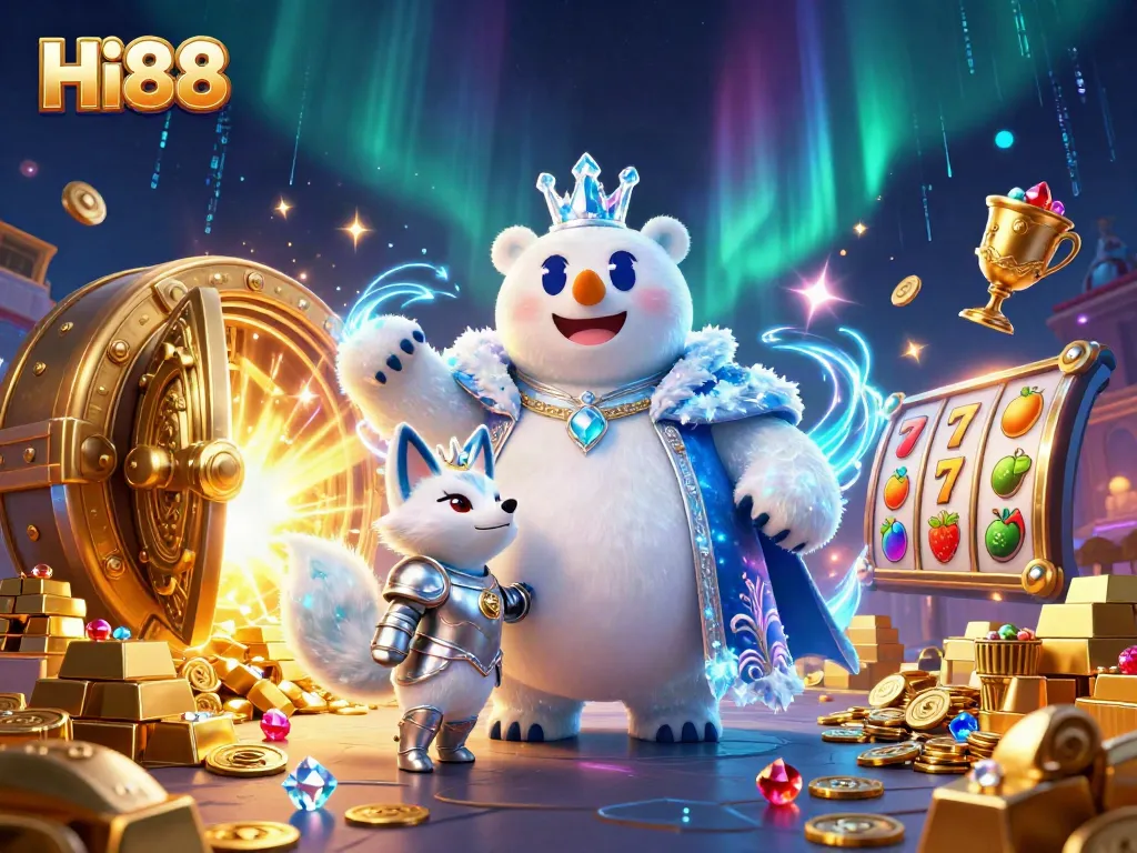 Experience the excitement of Hi88's vibrant casino world filled with treasures and games.