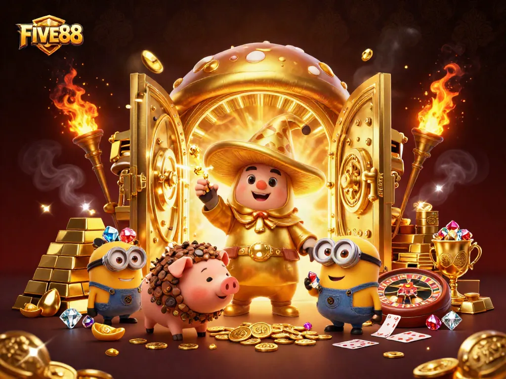 Engage with the magical FIVE88 casino adventure featuring treasures and live games.