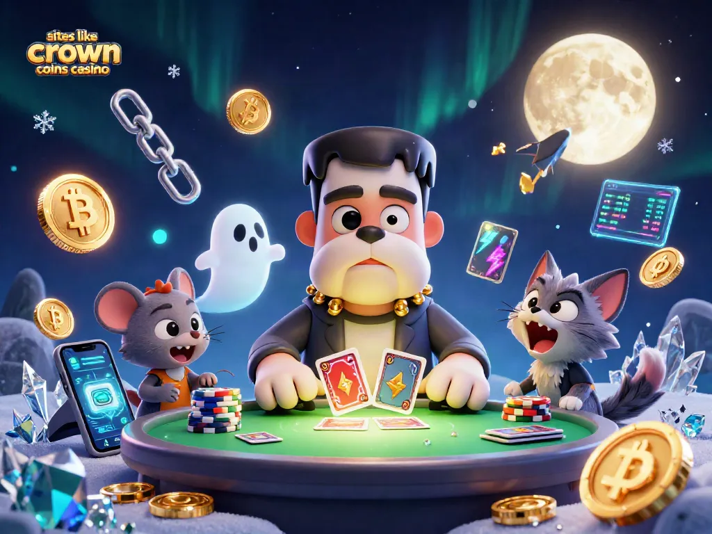 Play games like crown coins casino with engaging characters and vibrant casino elements