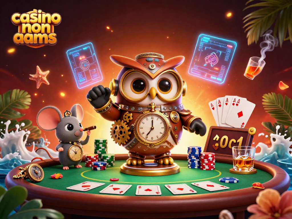 Gioca nei casinò non AAMS immerso in un'illustrazione 3D vivace e dettagliata.