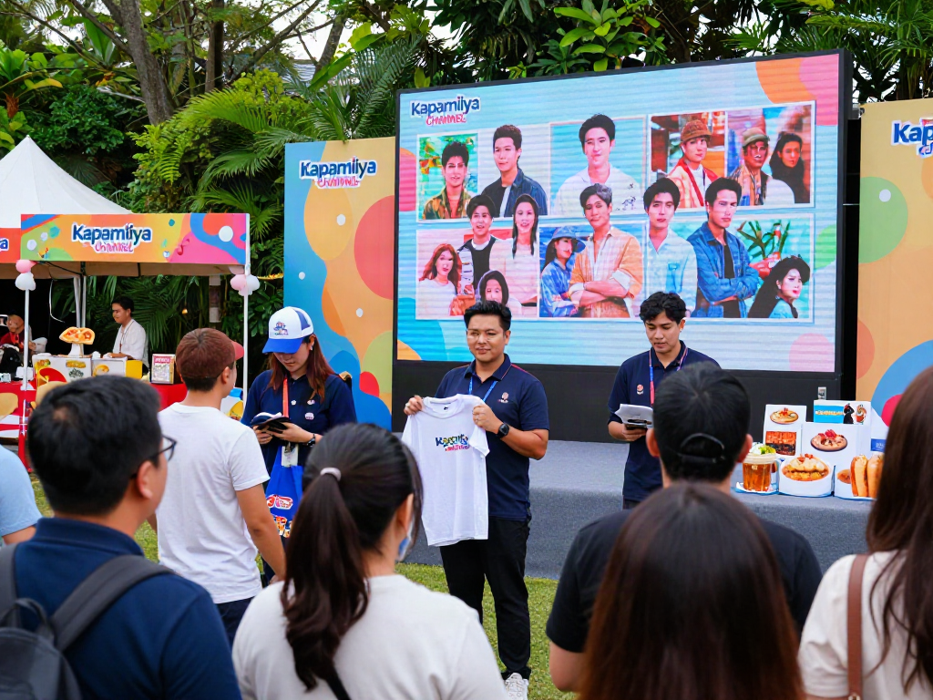 KapamilyaChannel.com event engagement with diverse fans enjoying outdoor shows and community activities.
