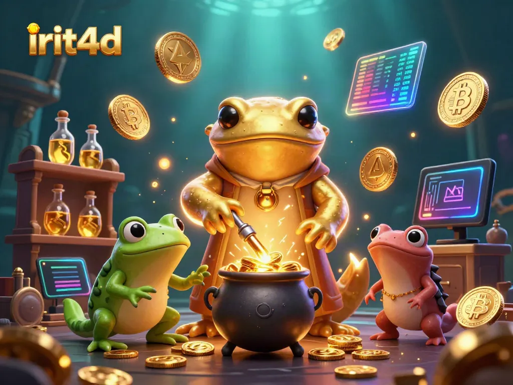 Engage with irit4d for thrilling online casino experiences featuring golden creatures and vibrant crypto elements.