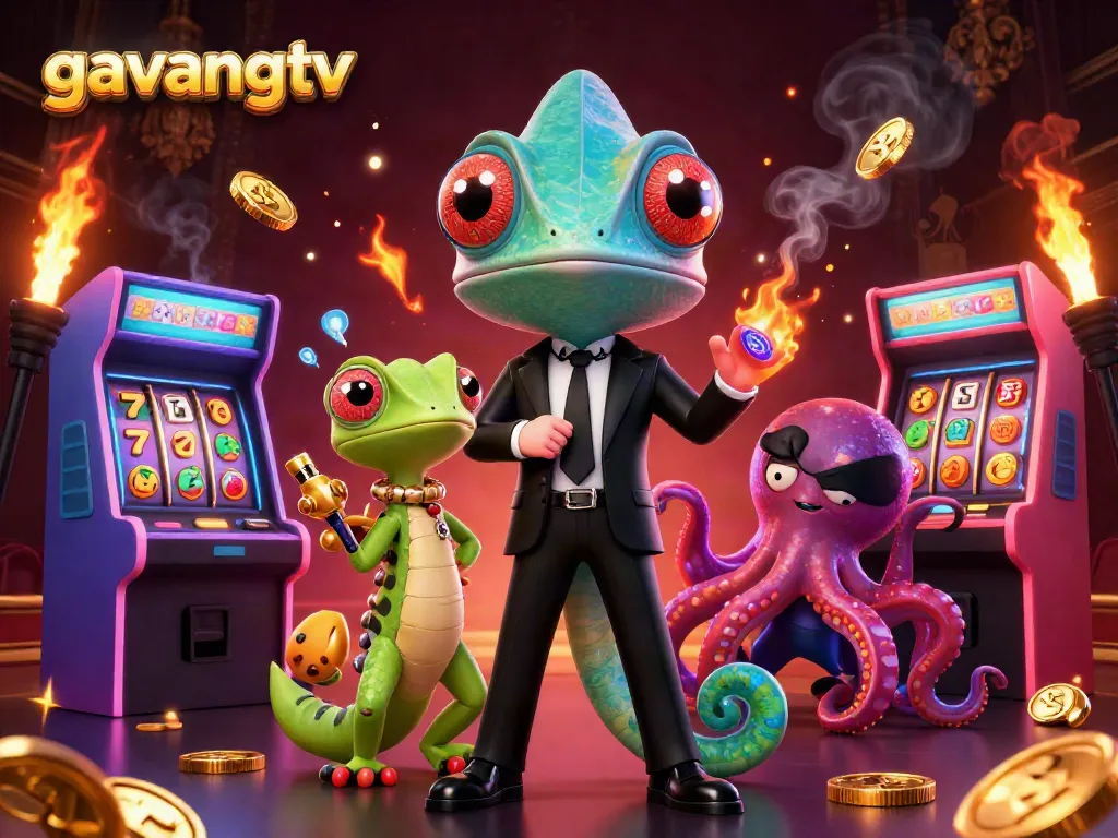 Embark on an exciting gaming journey with gavangtv featuring vibrant casino characters and dynamic game elements.