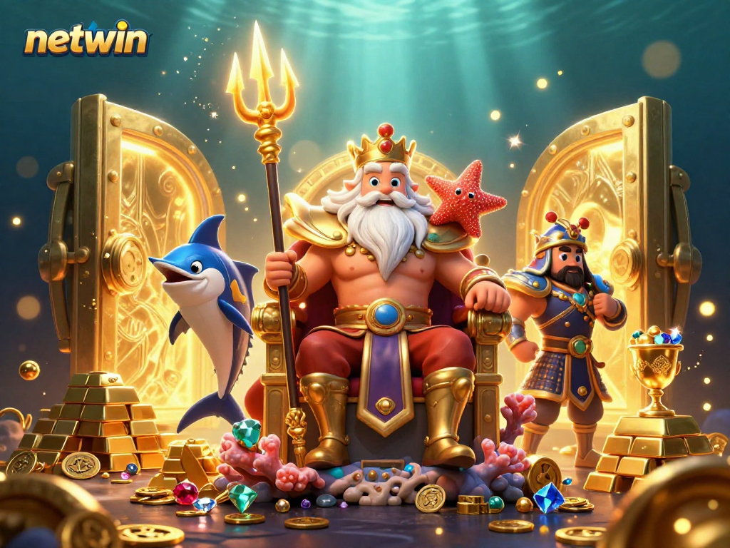 Join the adventure with netwin as sea king Neptune rules the underwater gambling kingdom!