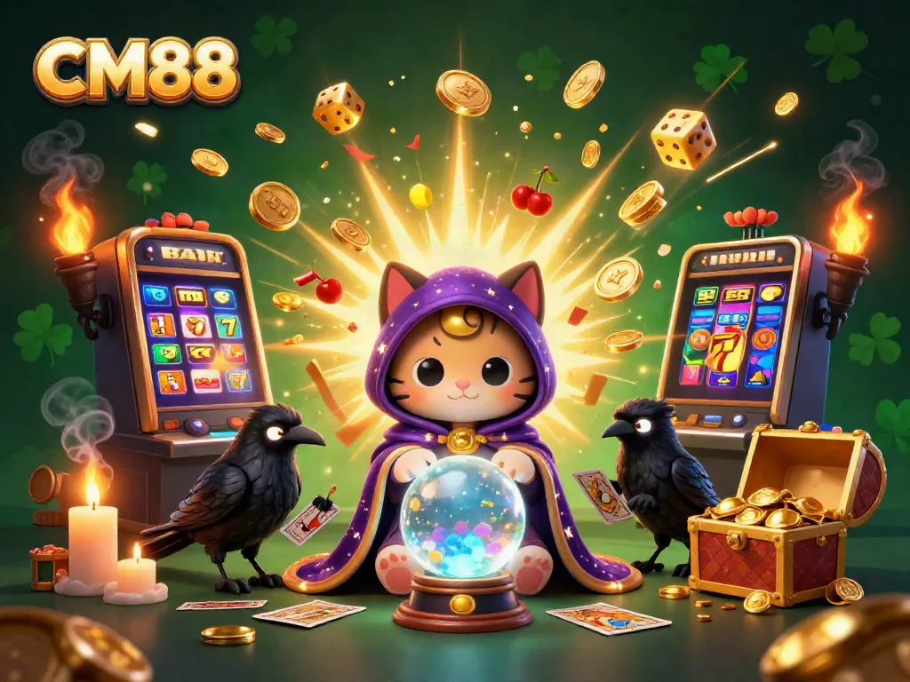 CM88's vibrant casino scene featuring animated characters and jackpot elements showcasing immersive gaming.