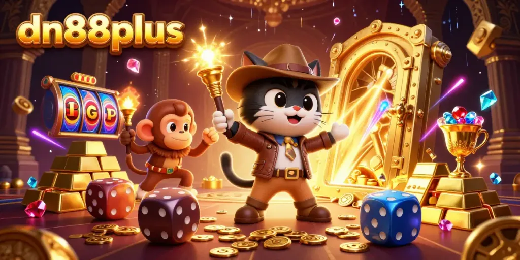 Experience exhilarating wins with dn88plus in this vibrant 3D digital casino adventure.